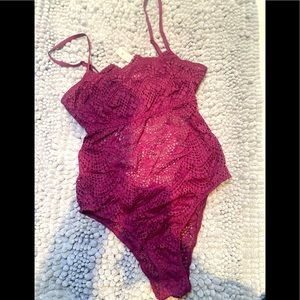 COPY - Victoria’s Secret Teddy! Maroon, NWT!